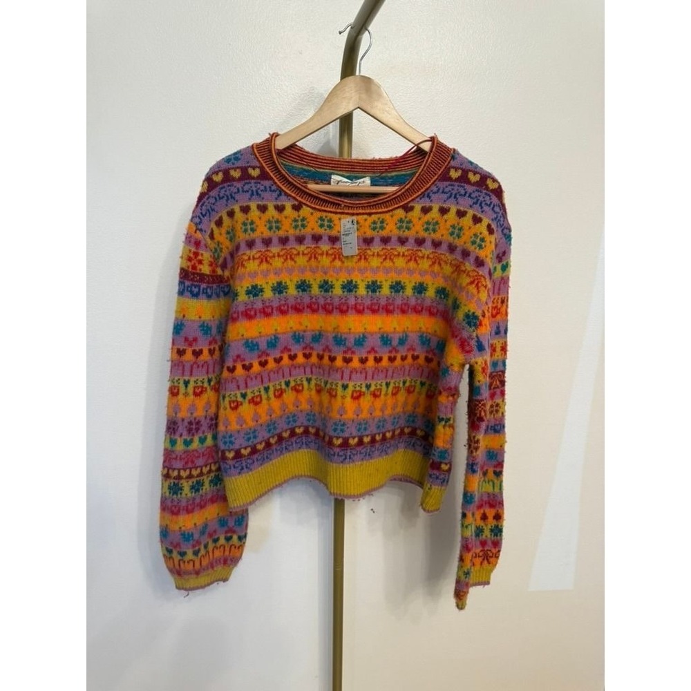 Free People, Favorite Things Sweater, Bright Confetti Combo, M, NWT, $168.00 - Picture 3 of 6